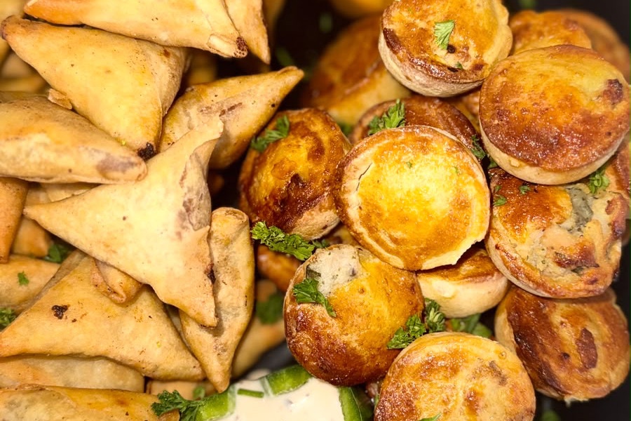 Samosas & Mini Quiches